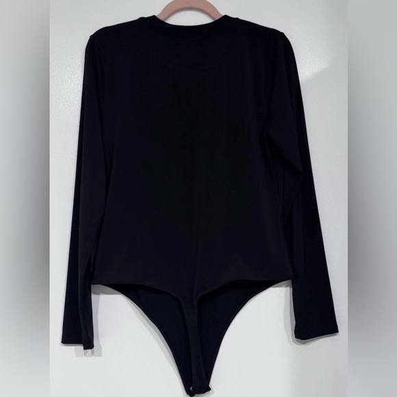 Express Black Long Sleeve Bodysuit - L - Picture 2 of 4